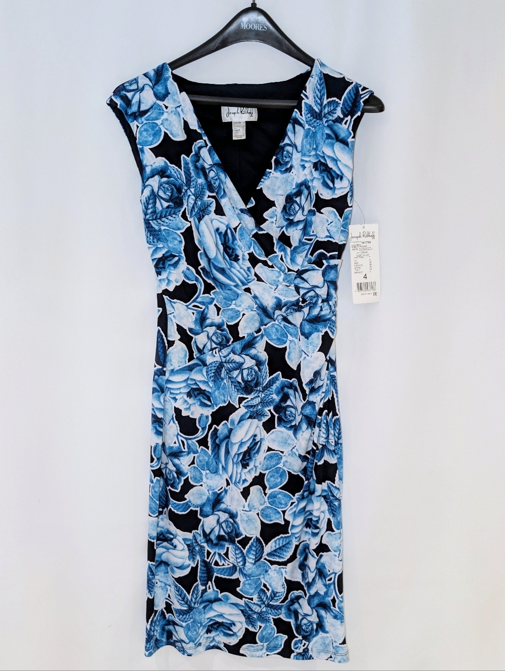 Joseph Ribkoff Blue Floral Patterned Dress